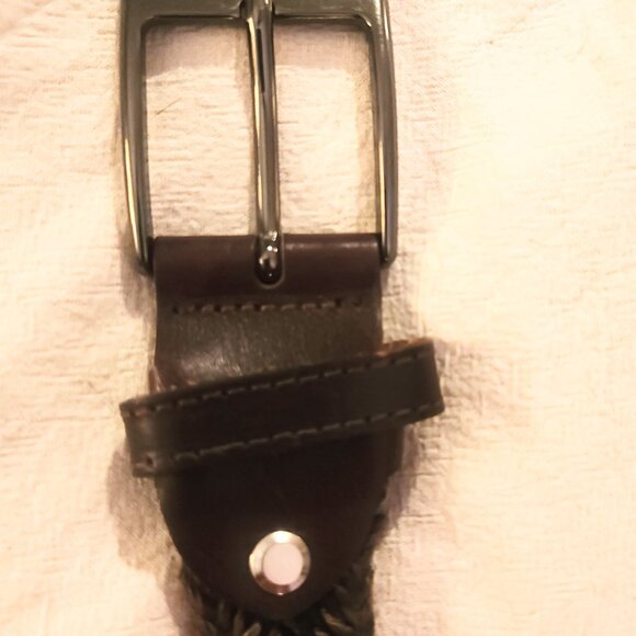 Equiline Mermaid Belt Woven Navy and Tan 90 cm EUC - Picture 5 of 6